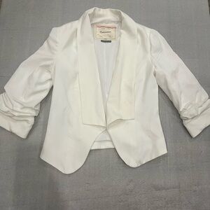 [4P]Cartonnier Anthropologie Off White Women's Open Blazer